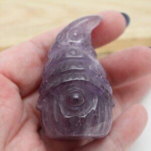 Amethyst Gnome Crystal Carving